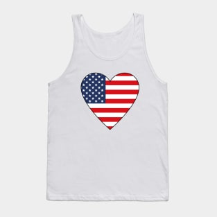 American Heart Flag Tank Top